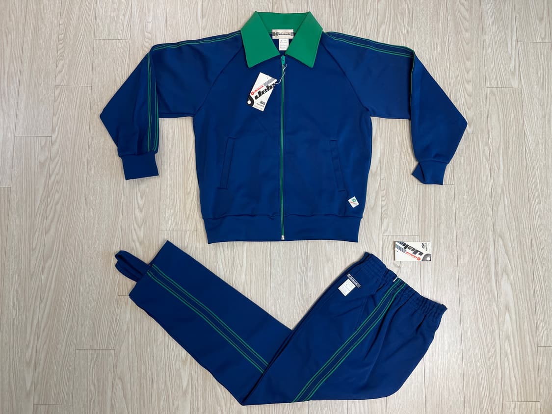 젤렌크 스포츠 80s 올드 트랙탑 져지 셋업 1990 상품이미지1