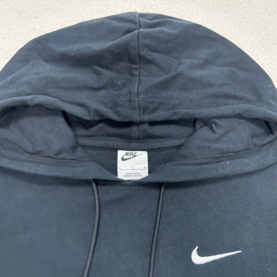 Nike black cropped hoodie 상품이미지6