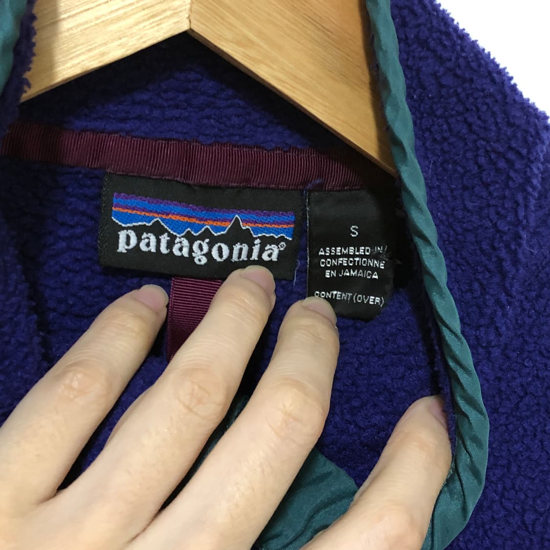 90s 파타고니아 신칠라 퍼플 상품이미지3