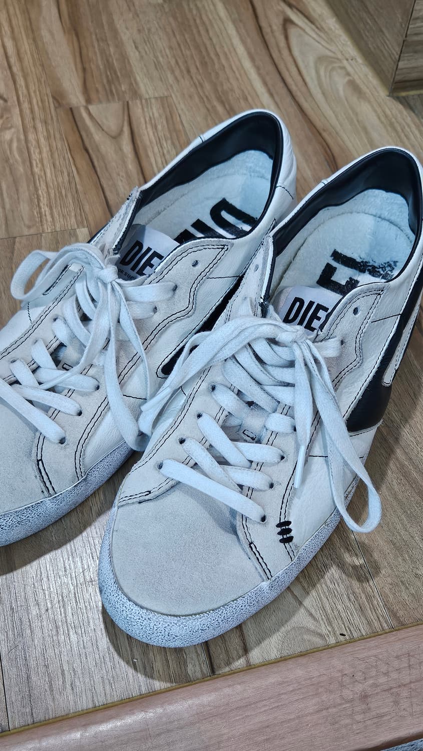 디젤 남성 S 레로지 스니커즈 - 화이트 상품이미지3