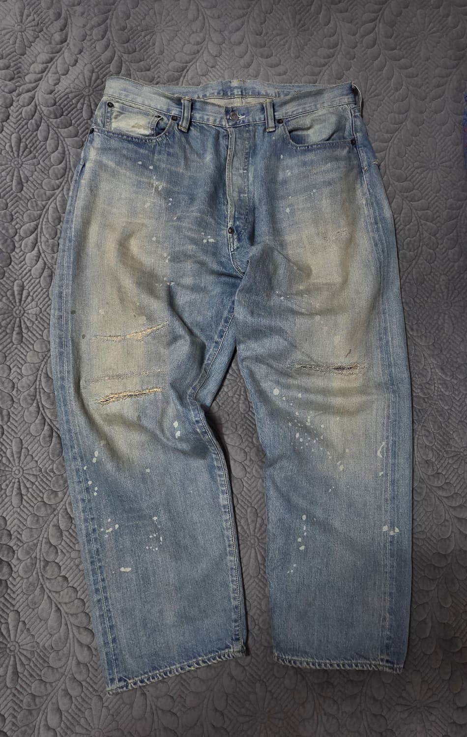 아프레쎄 25aw no.37 블리치 데님 (34×30) 상품이미지1