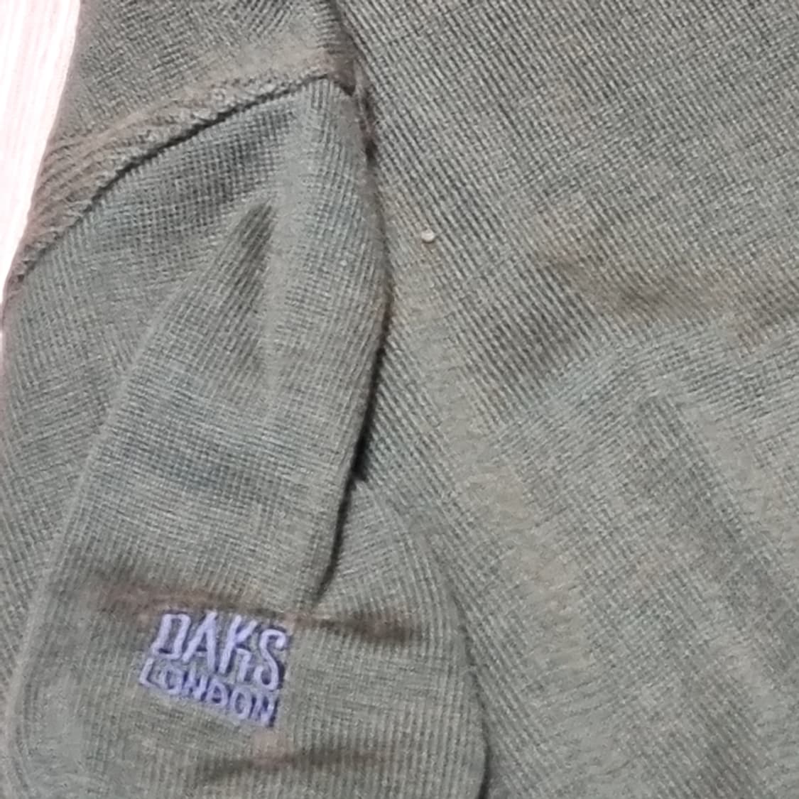 빈티지 닥스 다이아몬드 패턴 니트 그린(1005) 상품이미지7