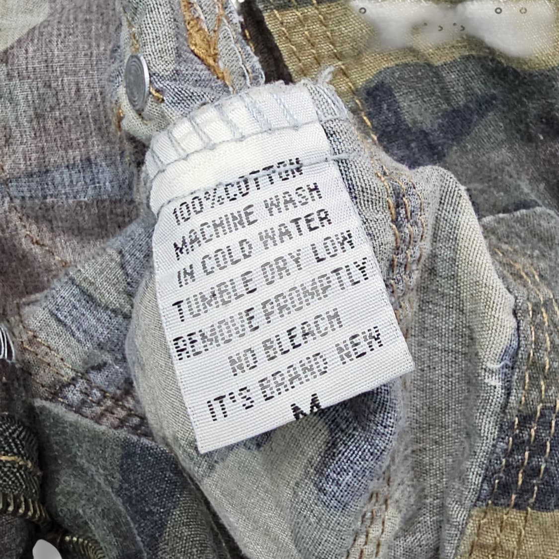 M VTG 밀리터리 로우라이즈 벨트 팬츠 상품이미지6