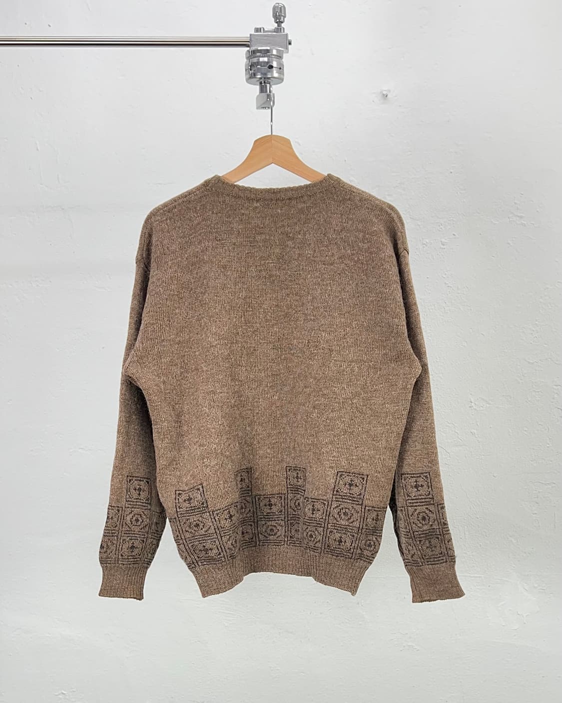 크리스찬 디올 브라운 페어 아일 니트 탑 스웨터 상품이미지6