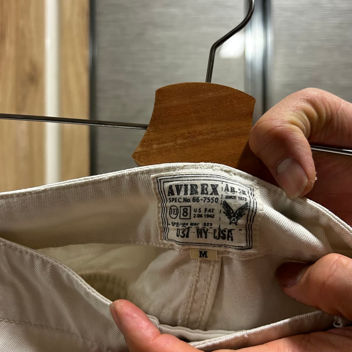 아비렉스 화이트 몽키팬츠 32 상품이미지3