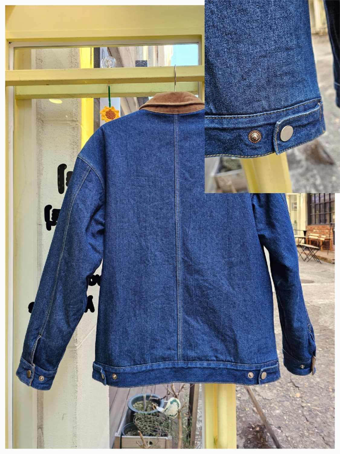 Perstep 진청 코듀로이 배색 워크자켓 상품이미지7