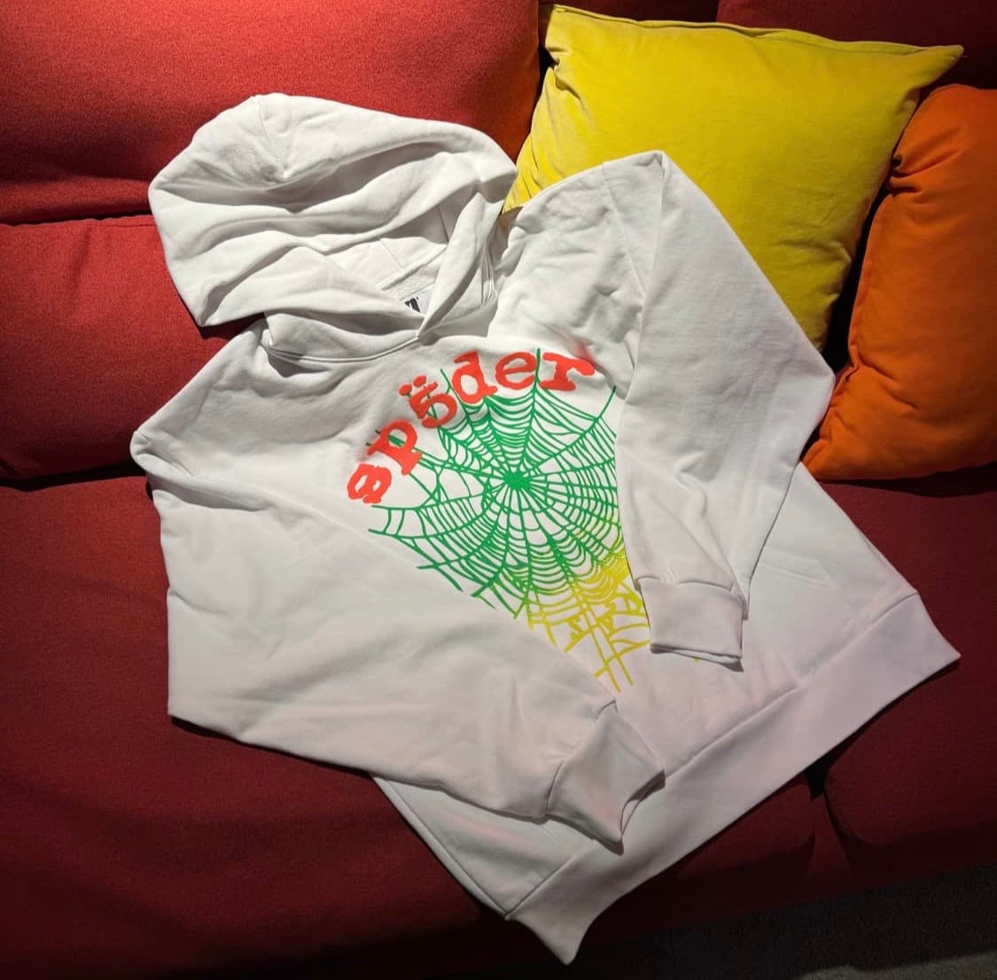 sp5der 스파이더 후드티 OG WEB V2 GRADIENT 상품이미지3