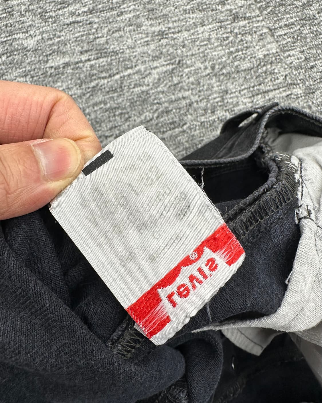 (허단43)00'S 리바이스 501 워싱블랙-M1201 상품이미지7