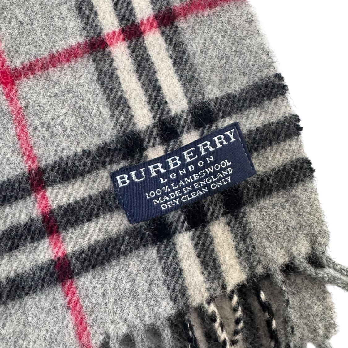 정품 버버리 노바체크 그레이 머플러 상품이미지4