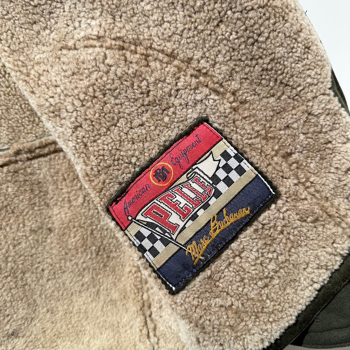 펠레펠레 램스킨 레더 시어링 무스탕 싱글 자켓 상품이미지8