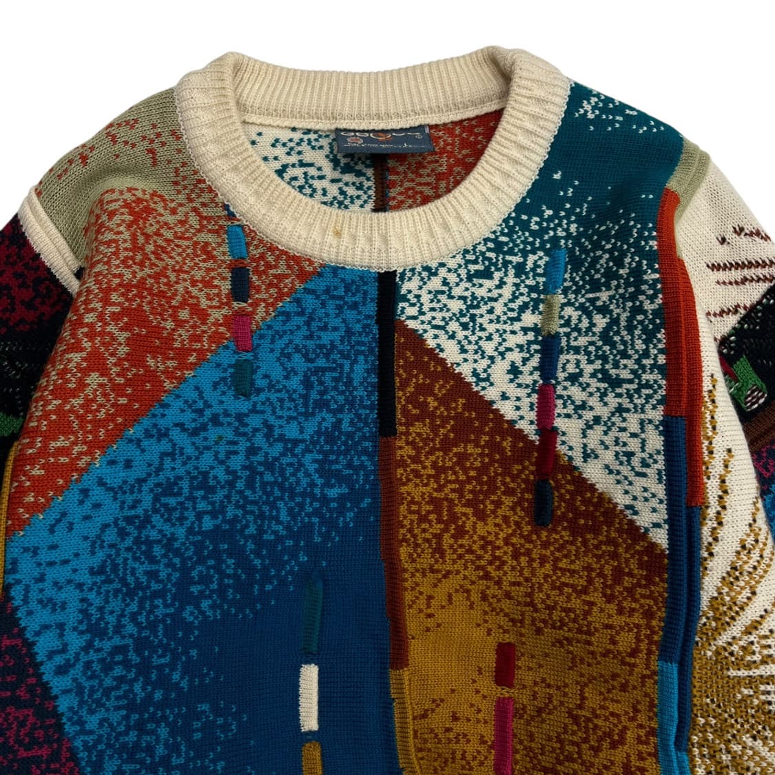 90's GECCU 오스트리아 빈티지 3D 케이블 울니트 L 상품이미지4