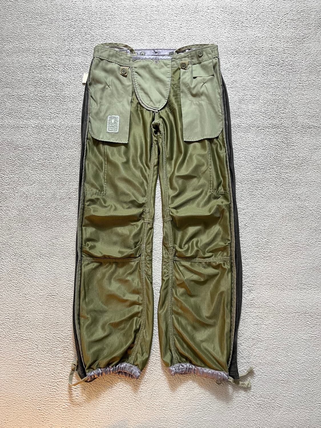 00s 빈티지 미하라 야스히로 M-51 모티브 새틴 팬츠 상품이미지9