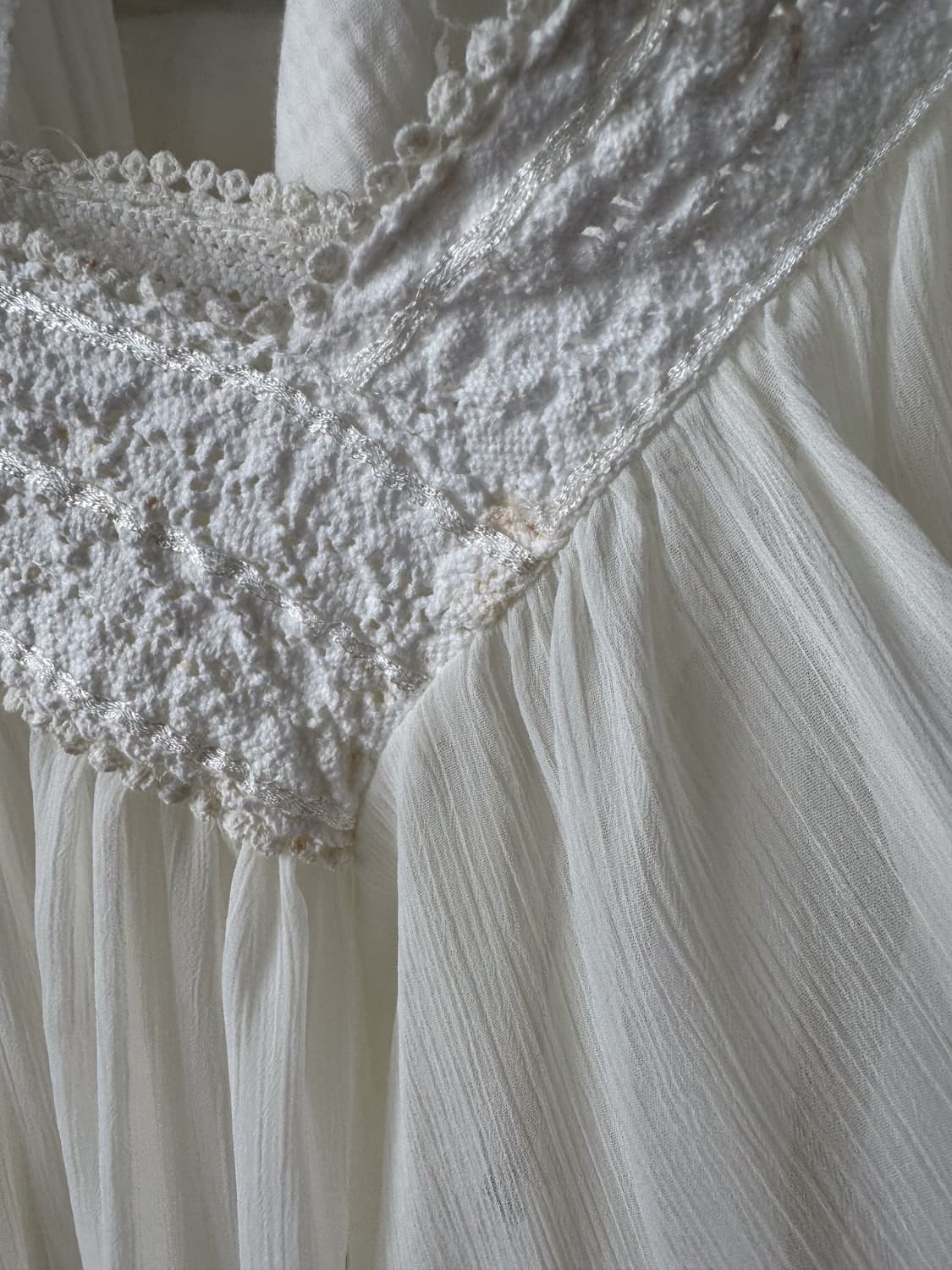 Crochet trimming cape mood top 상품이미지6