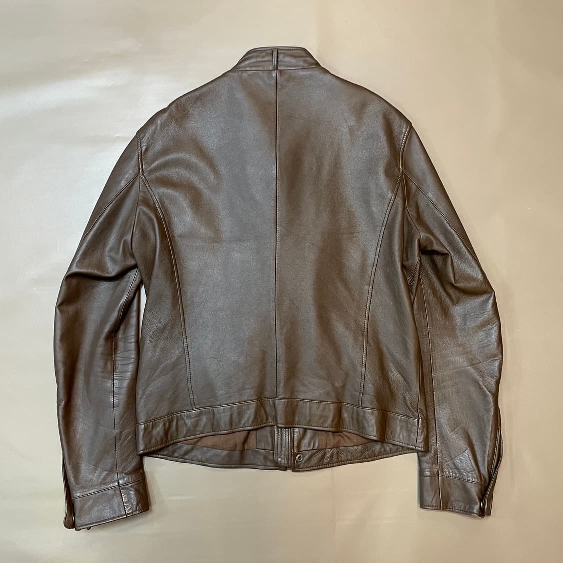 이태리 브라운 차리나카라 양가죽자켓(110) 상품이미지3