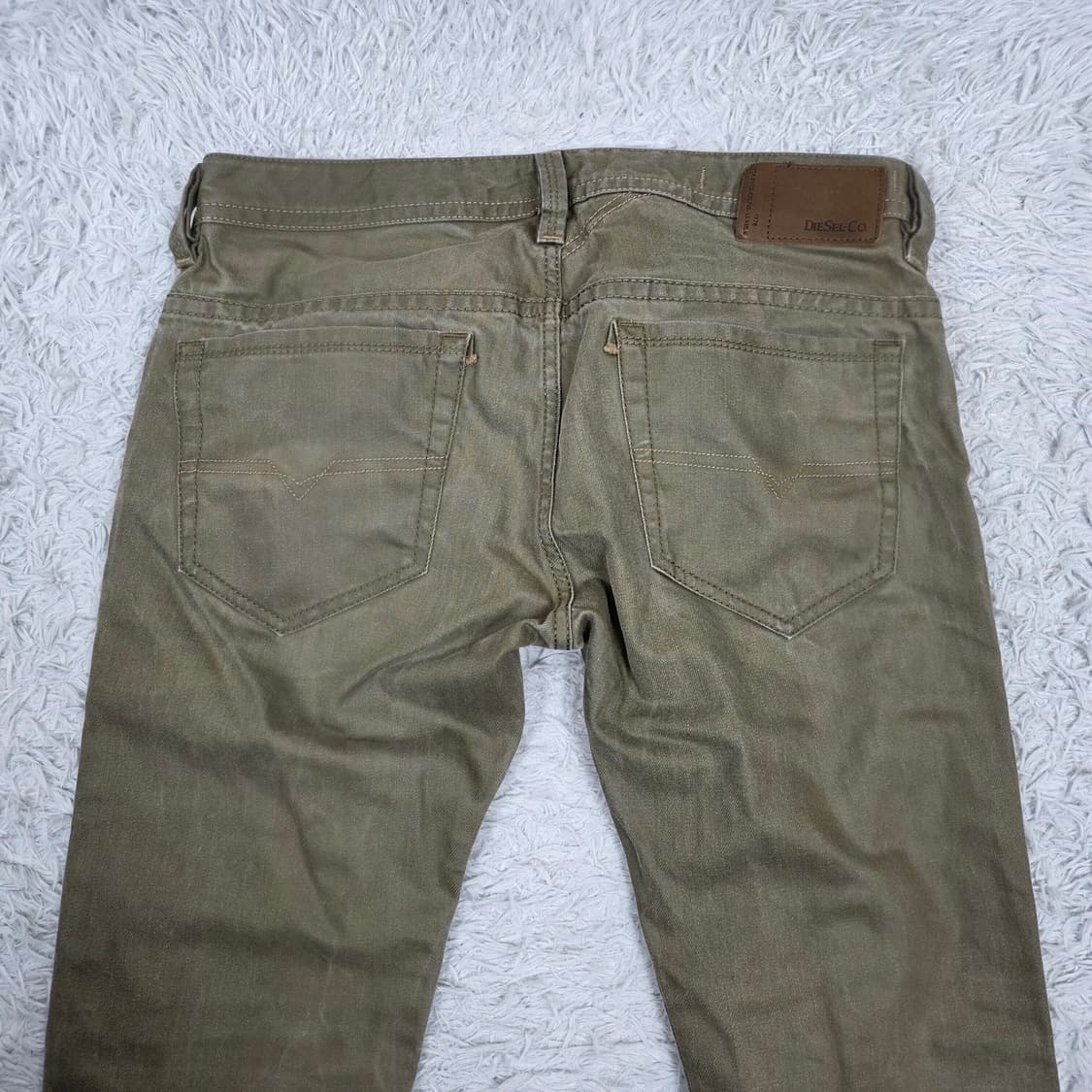 디젤 정품 THAVAR 슬림 스키니핏 올리브그린 33 상품이미지8