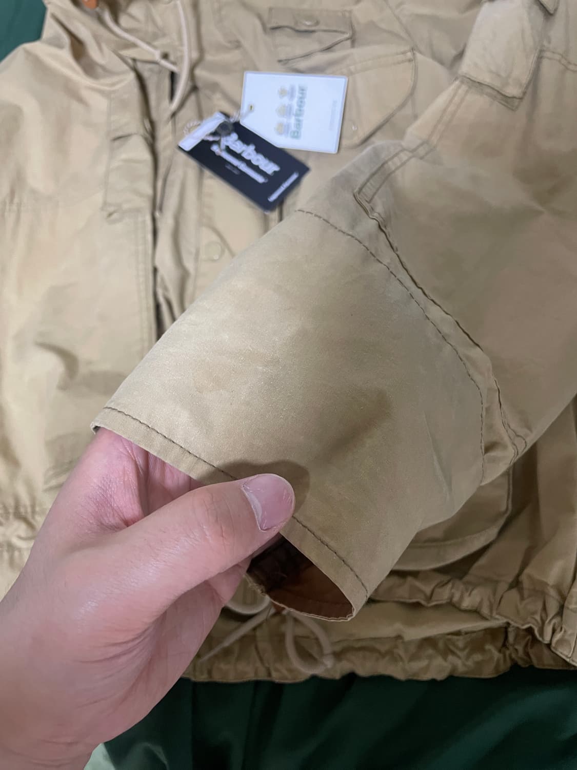 바버 엔지니어드가먼츠 톰슨 자켓 샌드 m 상품이미지5