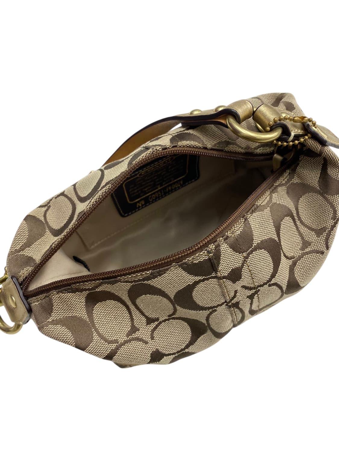 코치 시그니쳐 골드 미니백 상품이미지4