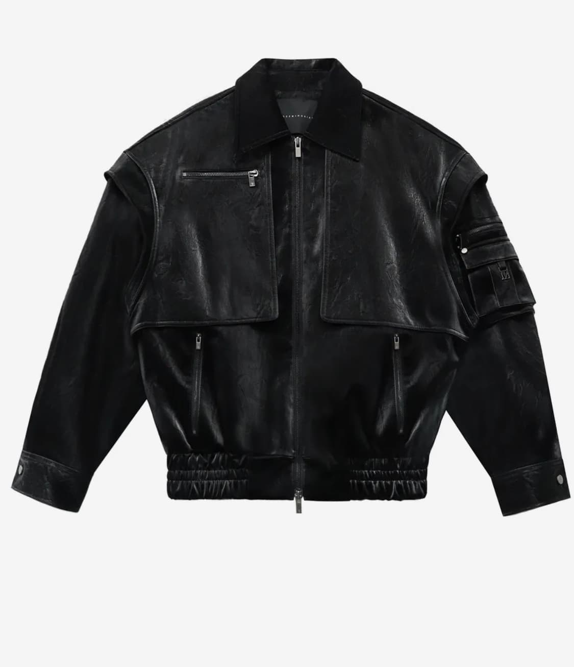 트리밍버드 Shining Velvet Leather Jacket  상품이미지1