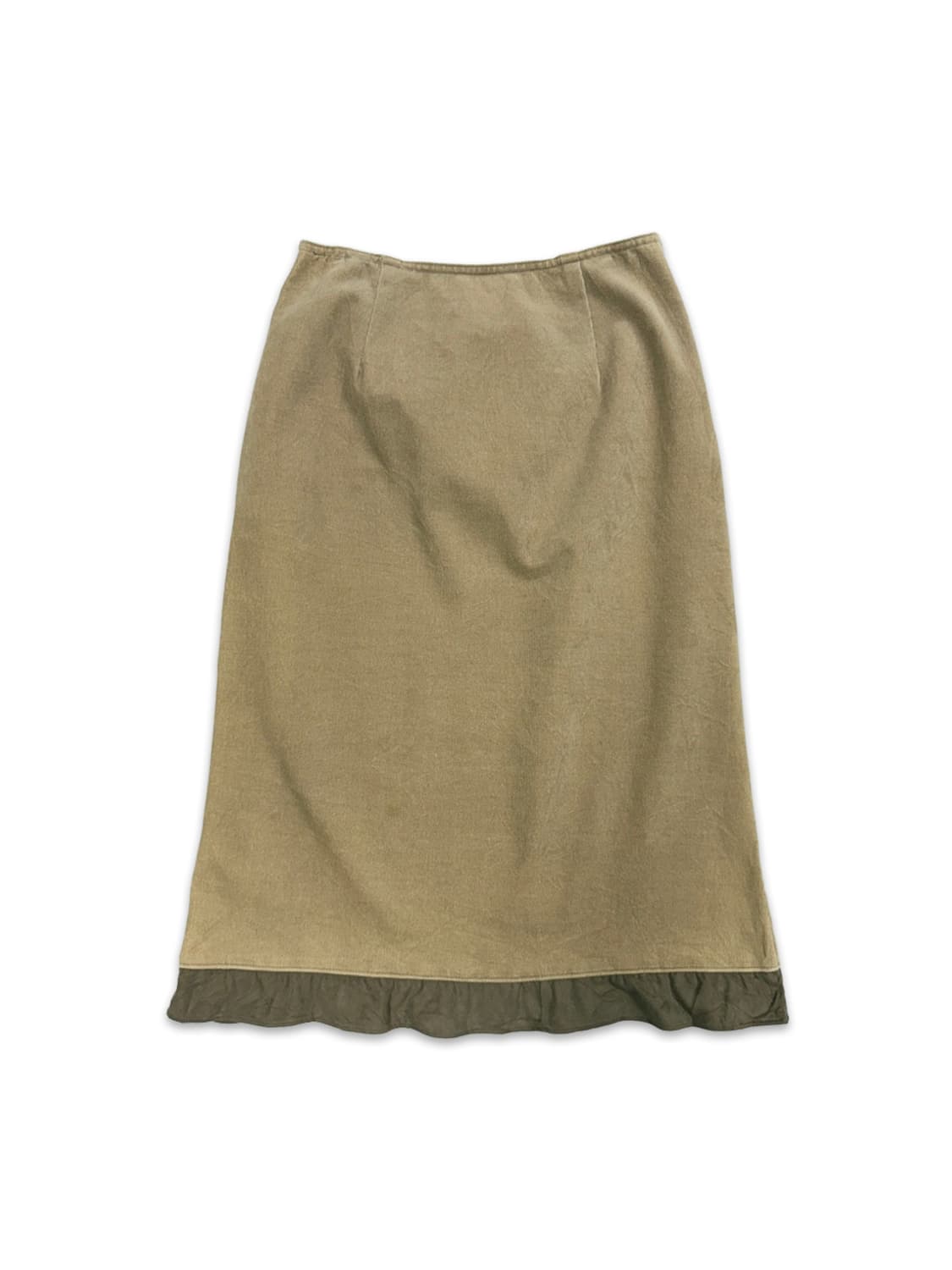 빈티지 EXOAH 골덴 프릴 롱 스커트 상품이미지1