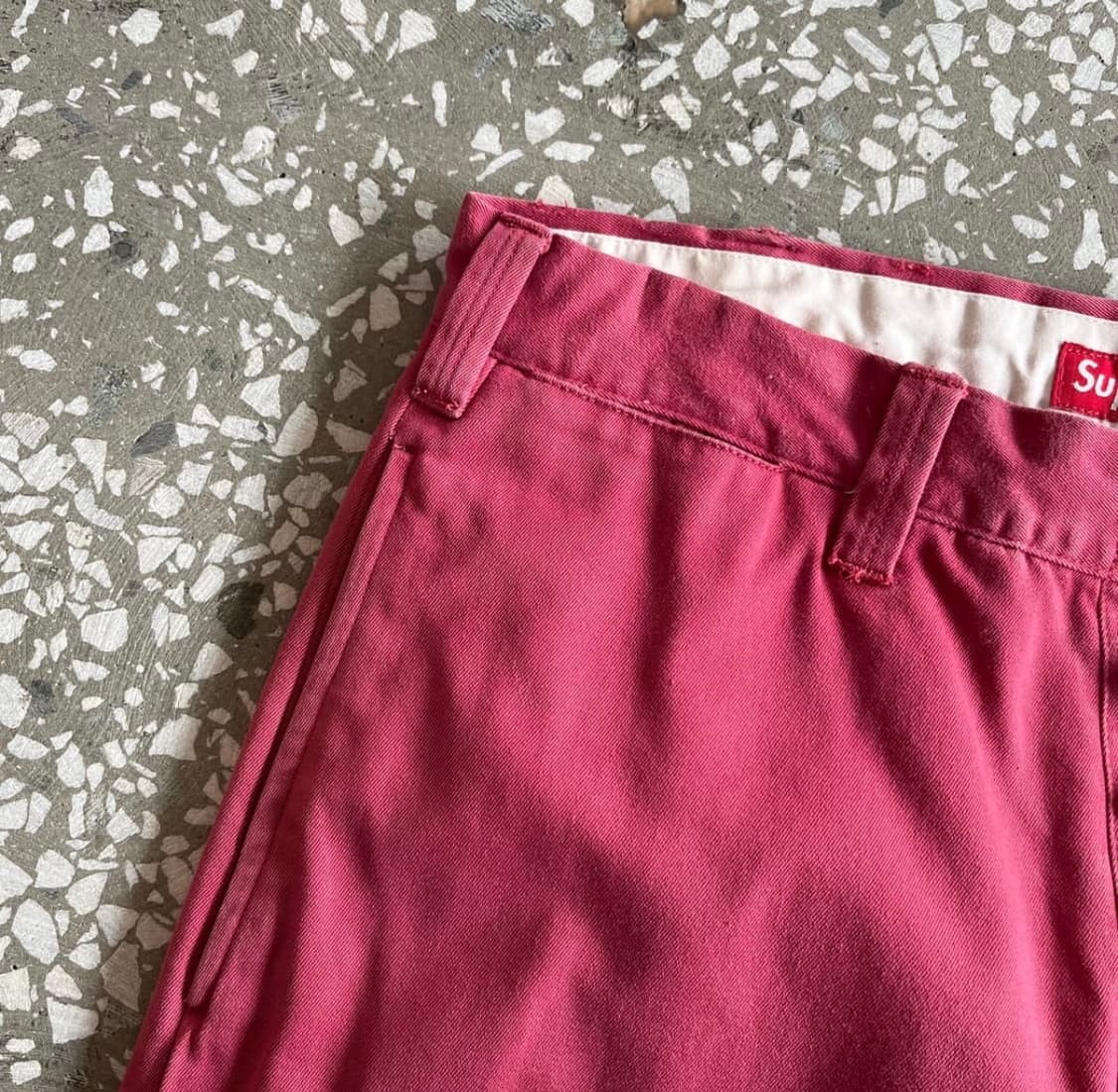 슈프림 핀업 치노팬츠 마룬 21SS 상품이미지7