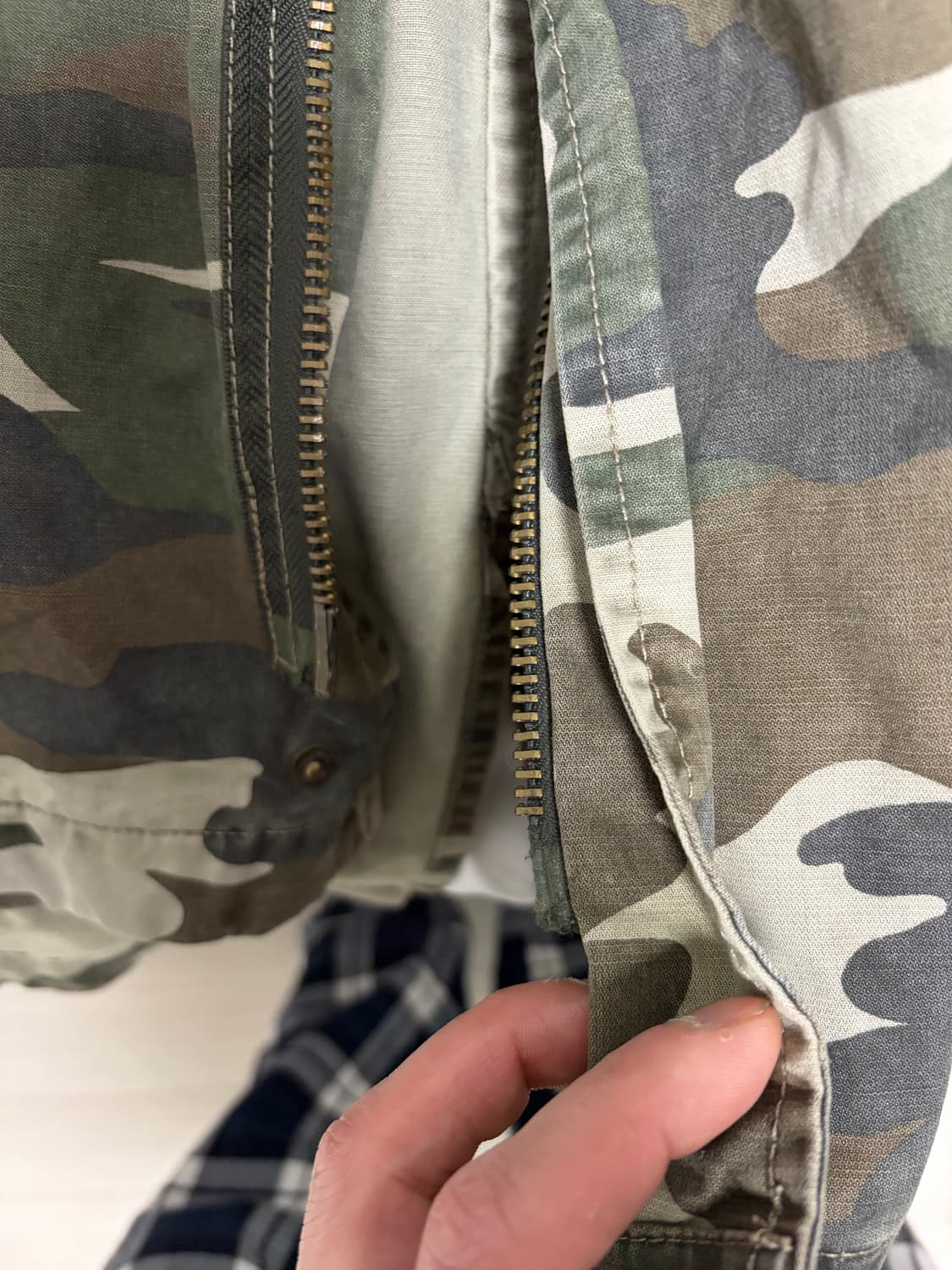 이탈리아 빈티지 Martes Srl 카모플라쥬 후드 야상 자켓 상품이미지3