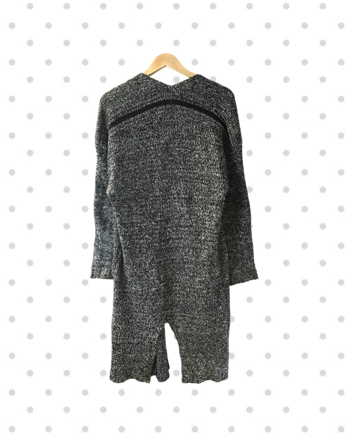 vintage mixed texture cardigan black 상품이미지5