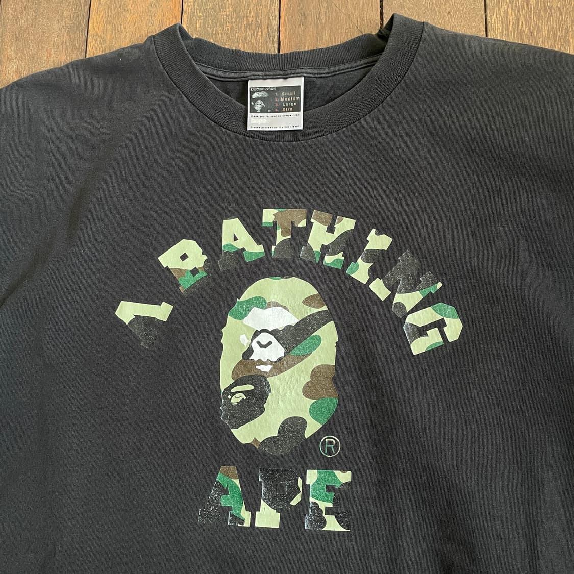 90‘s 베이프 OG 사루 반팔 티셔츠 상품이미지1