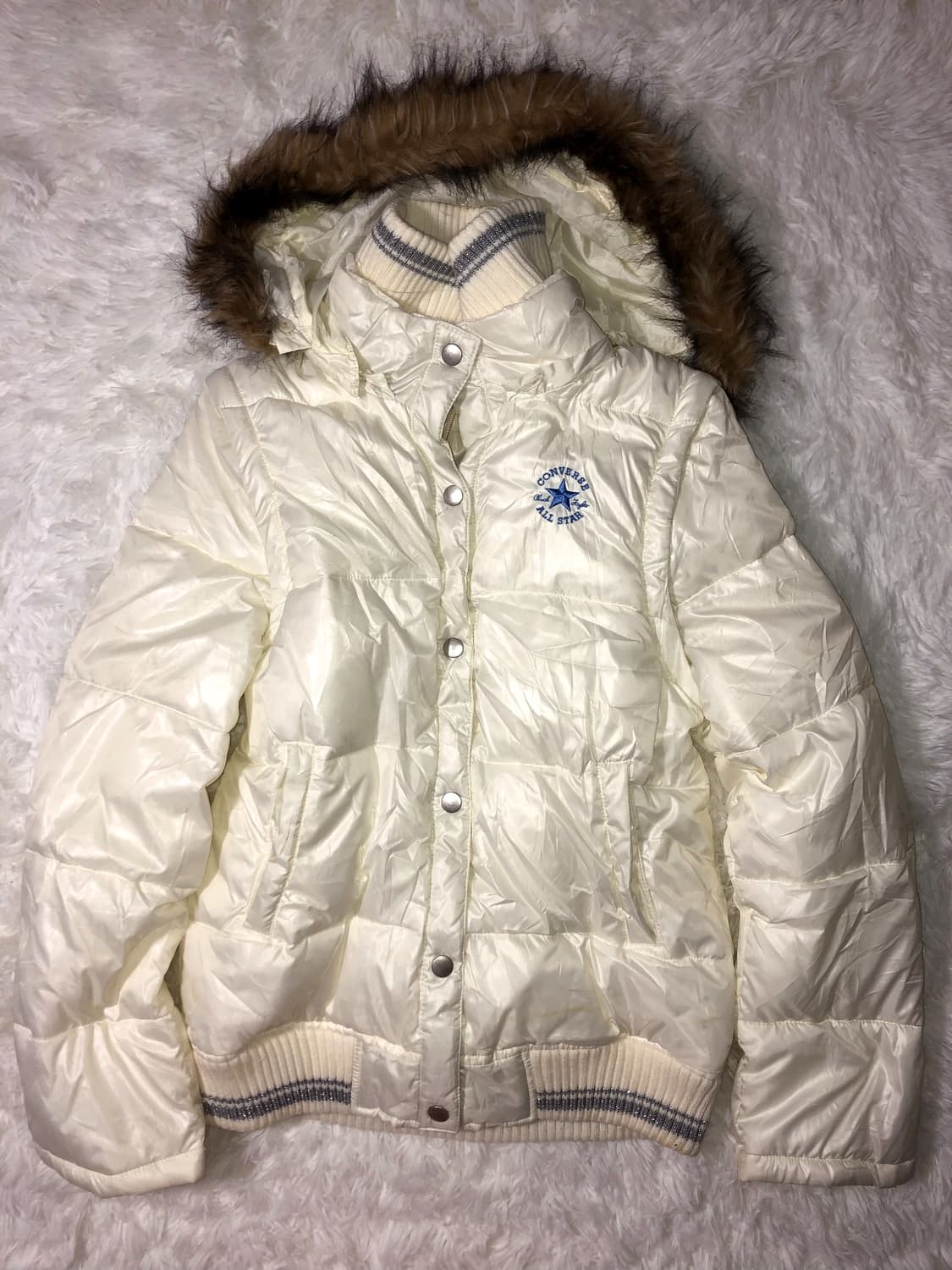 converse silver white padding 상품이미지1