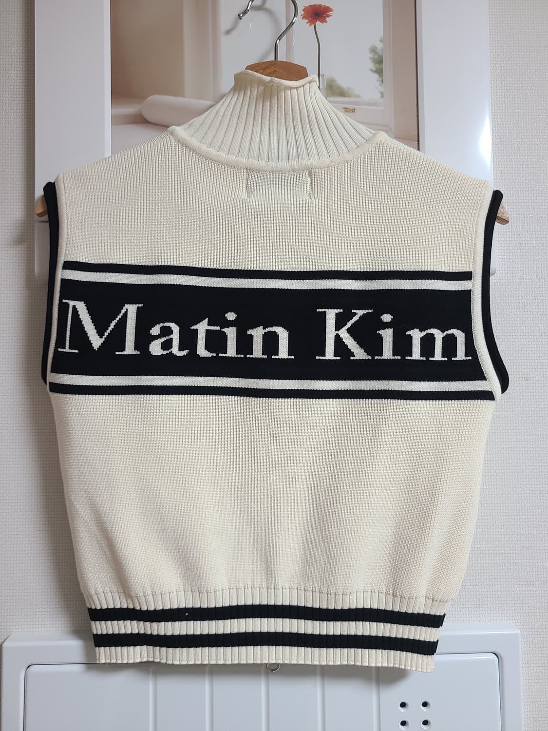 마뗑킴 니트베스트 아이보리 s 상품이미지1