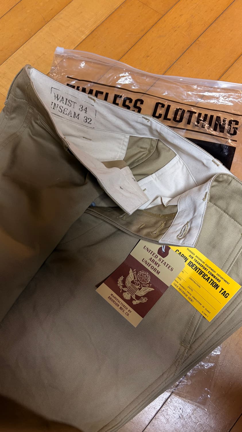 브론슨 1942치노 34사이즈 상품이미지2