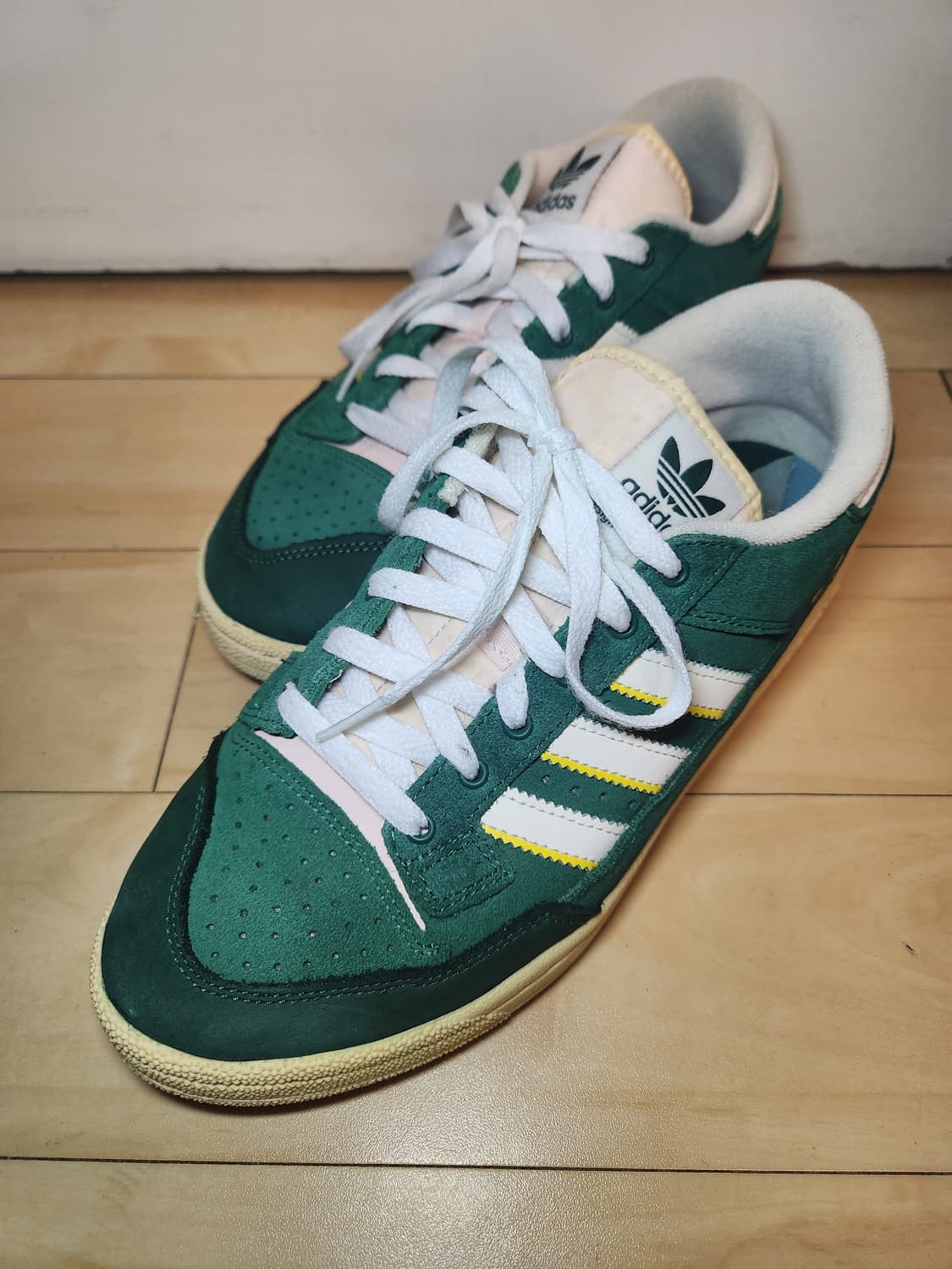(260)아디다스 오리지널스 센테니얼 85 로우 그린 화이트 상품이미지1