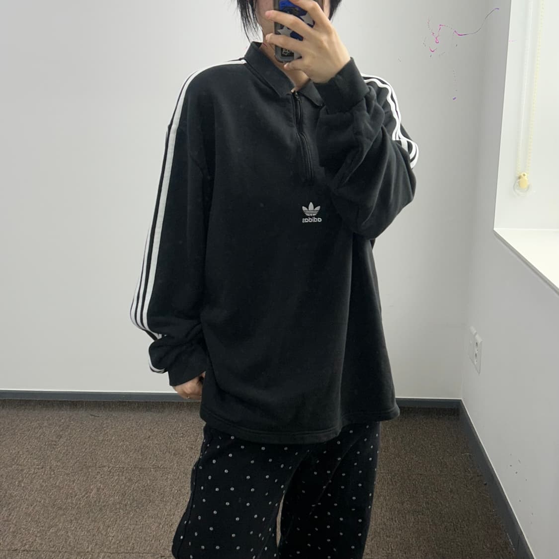 Adidas 아디다스 파이어버드 블랙 트랙탑 카라티  상품이미지2