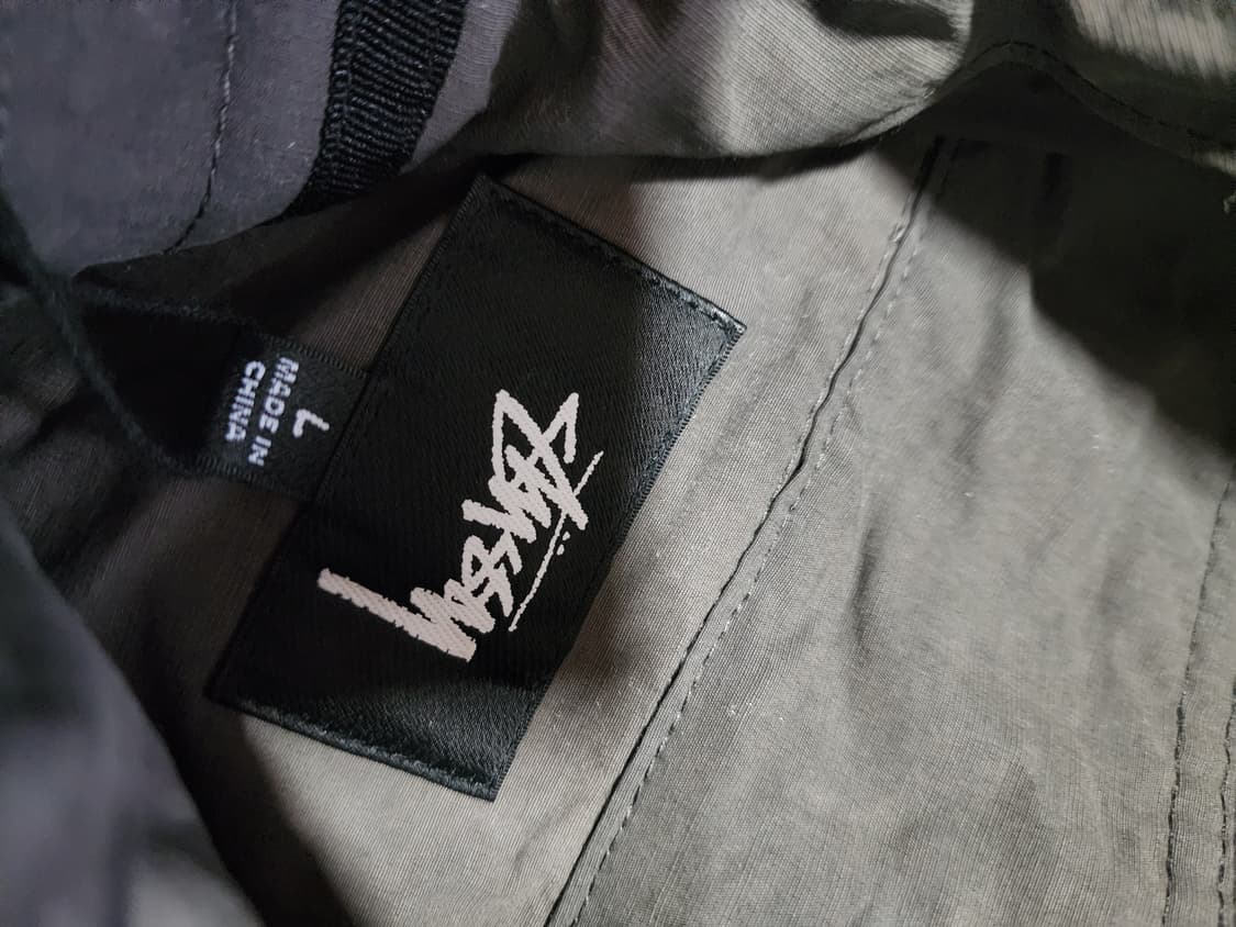 스투시 웨이브다이 비치쉘 자켓 그레이 L 상품이미지4