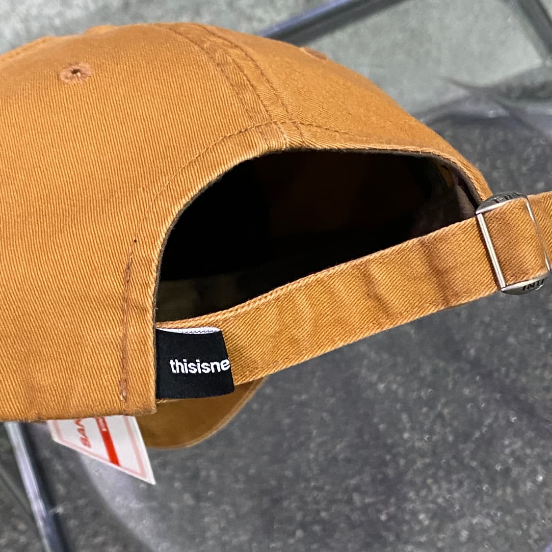 디스이즈네버댓 스몰로고 브라운 볼캡 B3804 상품이미지4