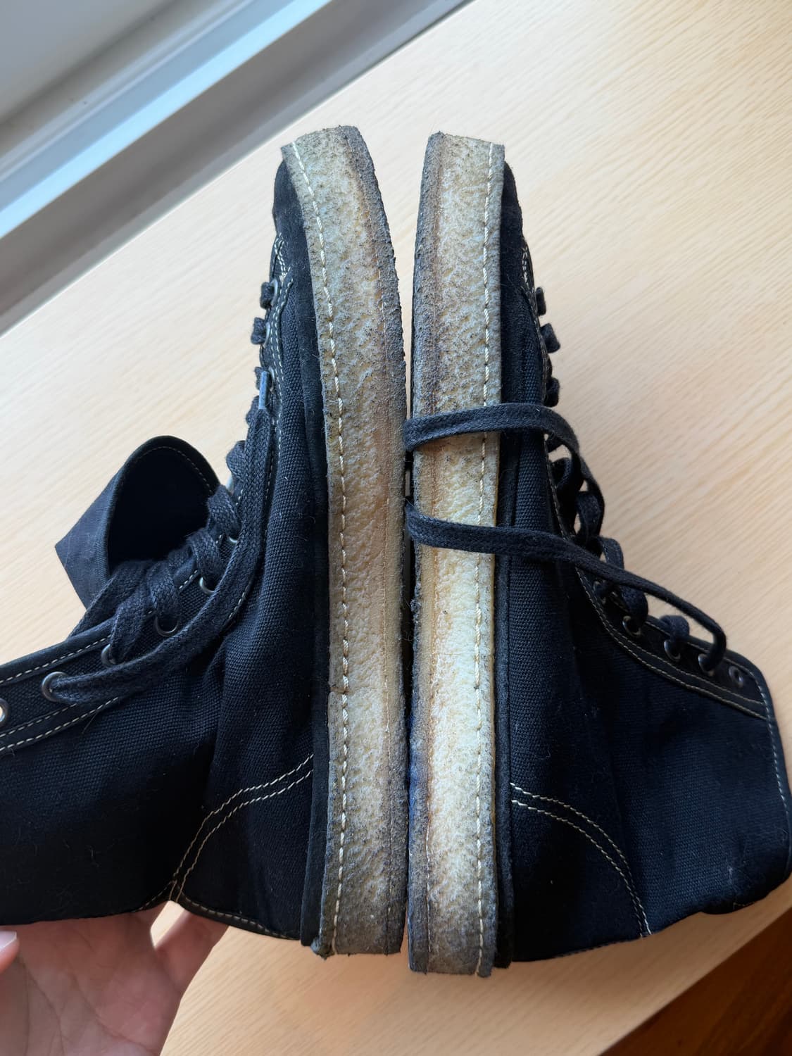 [41] 르메르 크레페솔 캔버스 하이탑 트레이너 스니커즈 상품이미지8