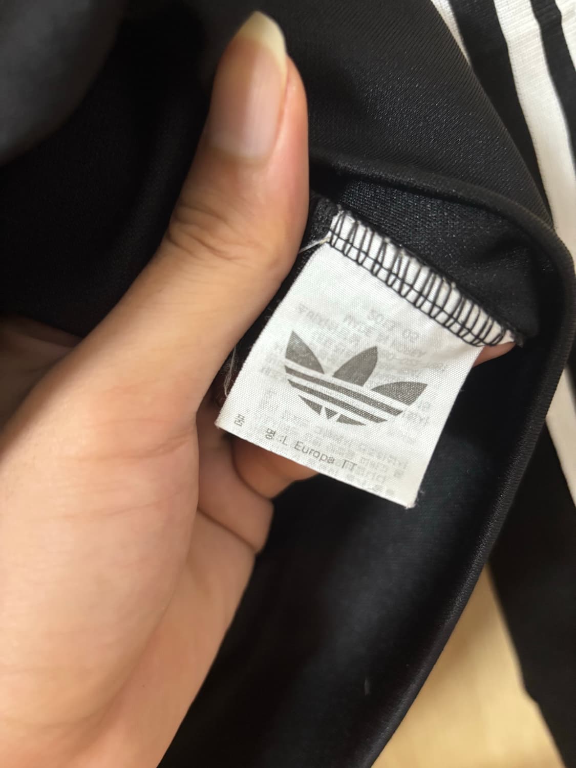 아디다스 블랙 유로파 집업 져지 상품이미지6