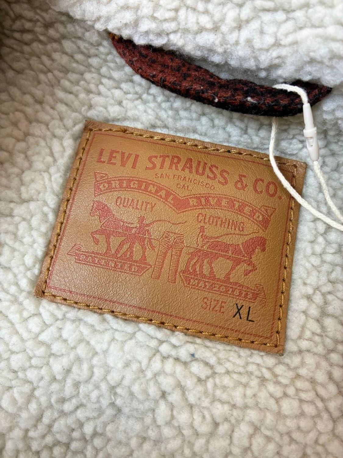 리바이스 00's 쉐르파 타탄체크 트러커 자켓 PN6216 상품이미지9