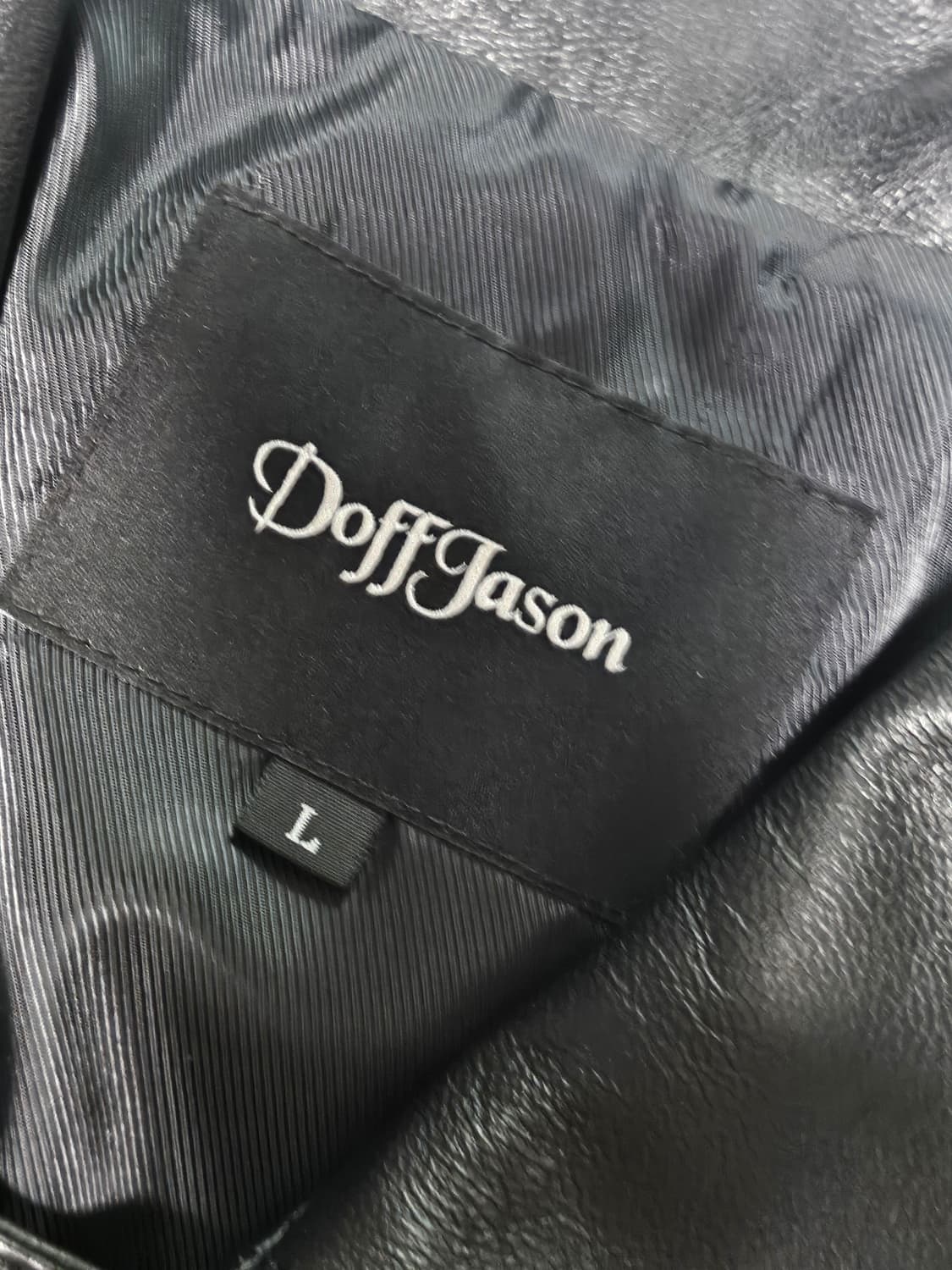 도프제이슨 램스킨 라이더 자켓 가죽 자켓 L 상품이미지2