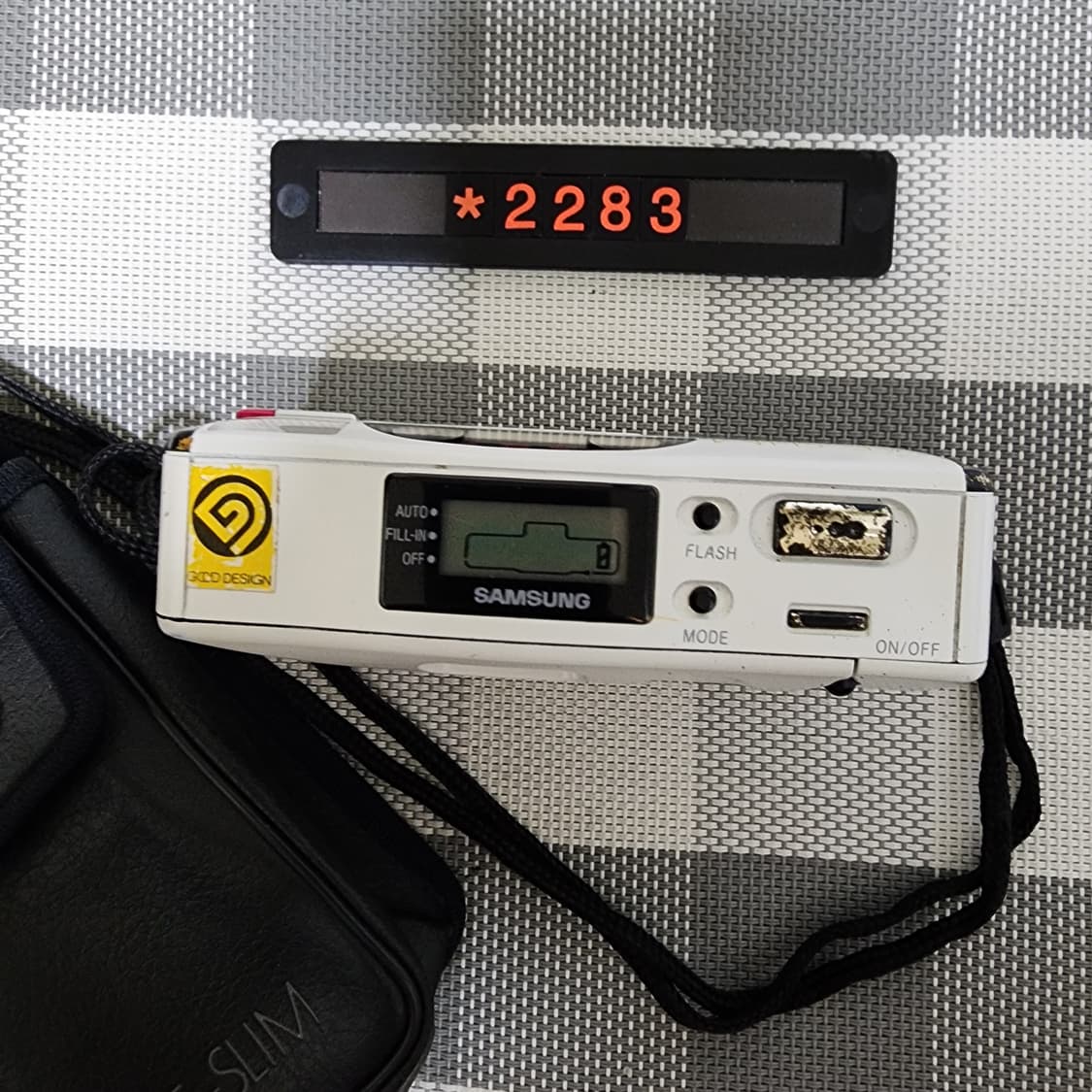 삼성 AF 슬림 필름카메라 화이트바디 파우치포함 상품이미지2
