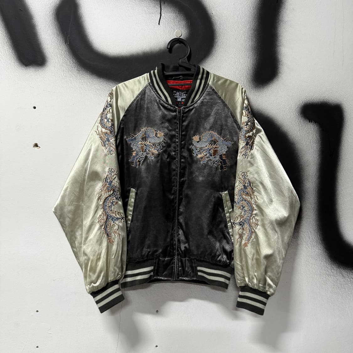 대장급 카라쿠리맛 재패니즈 오리엔탈 풀 자수 퀼팅 스카잔 자켓 상품이미지1