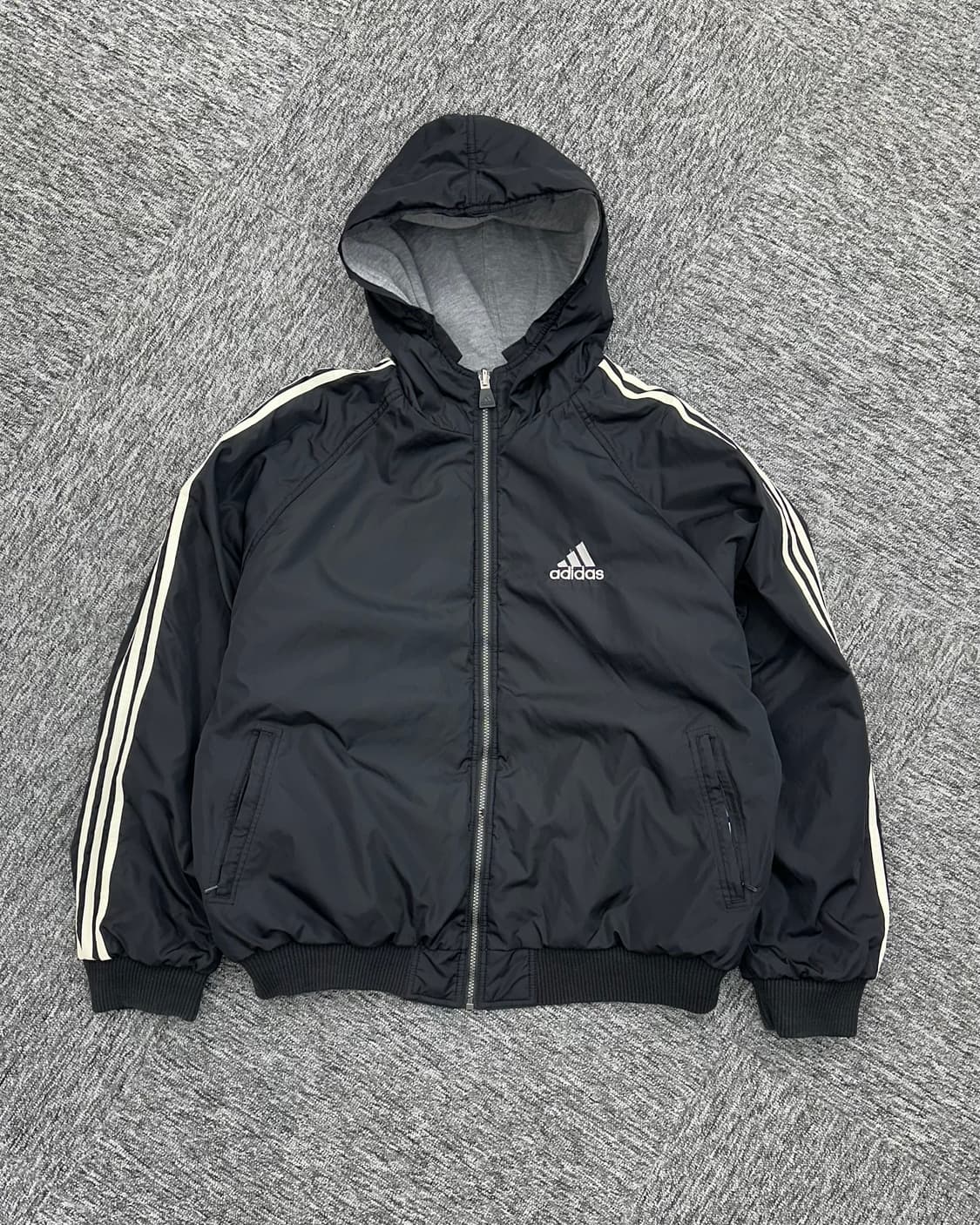 (2XL)90'S 아디다스 빅로고 양면 점퍼-M1115 상품이미지6