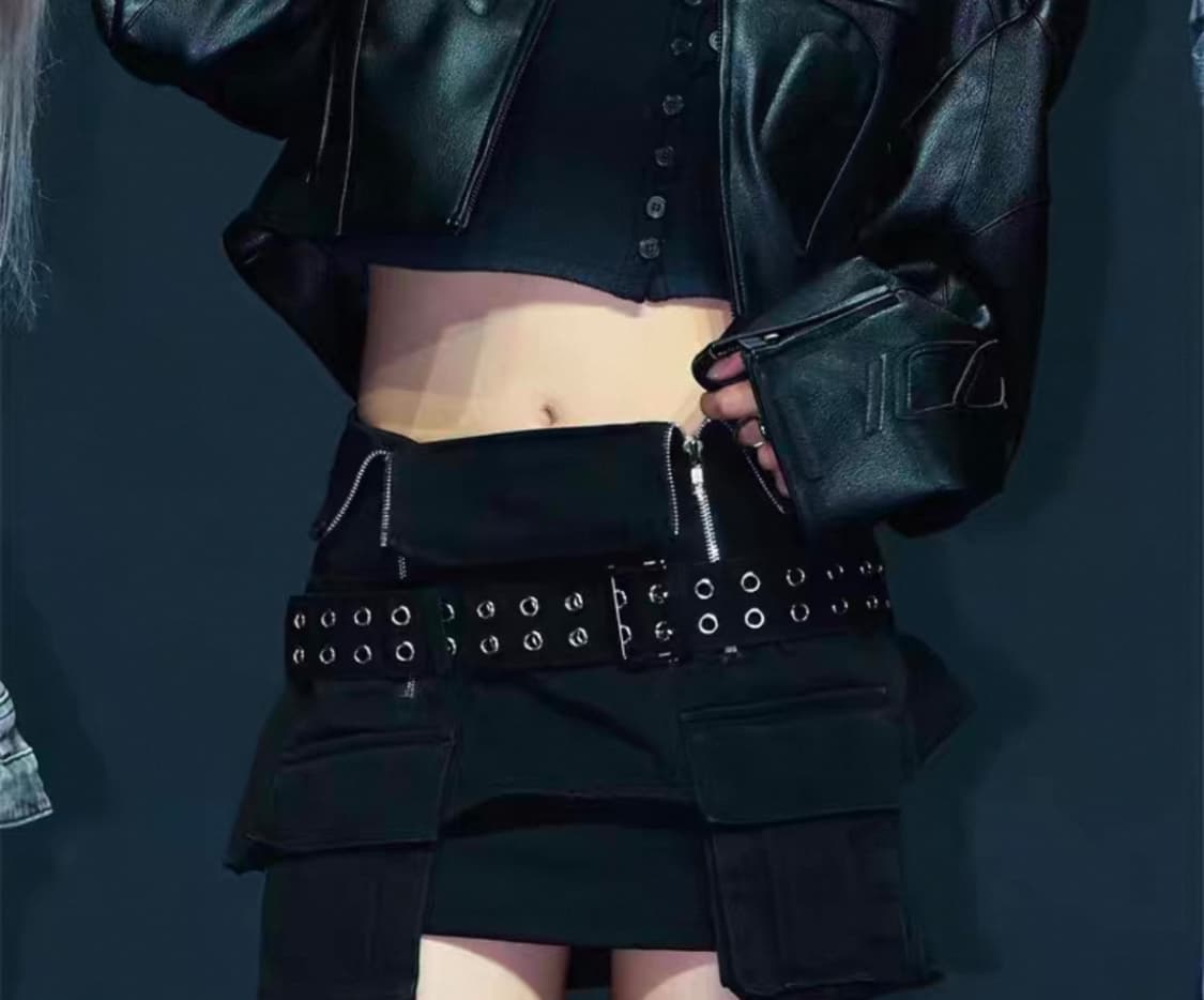 일본 빈티지 벨트 펑크 락 와투케 y2k 판매 상품이미지2
