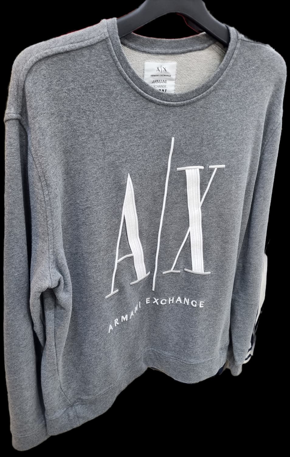 아르마니 익스체인지 맨투맨 XL 그레이 상품이미지1