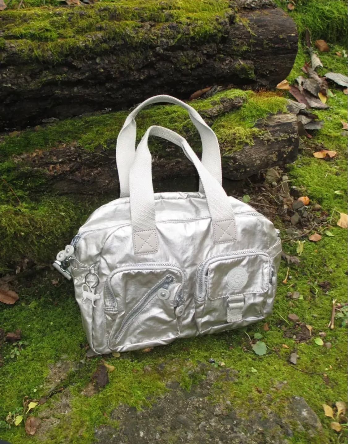 빈티지 키플링 실버 숄더크로스백 상품이미지1