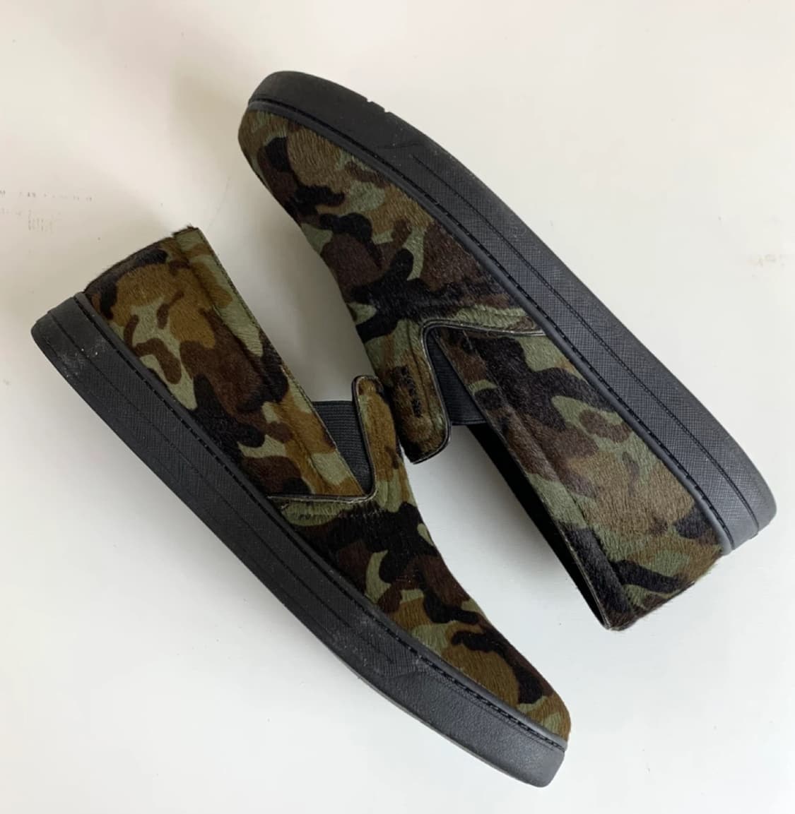 [프라다/송치] 카모플라주 패턴 슬립온 / 260 상품이미지3