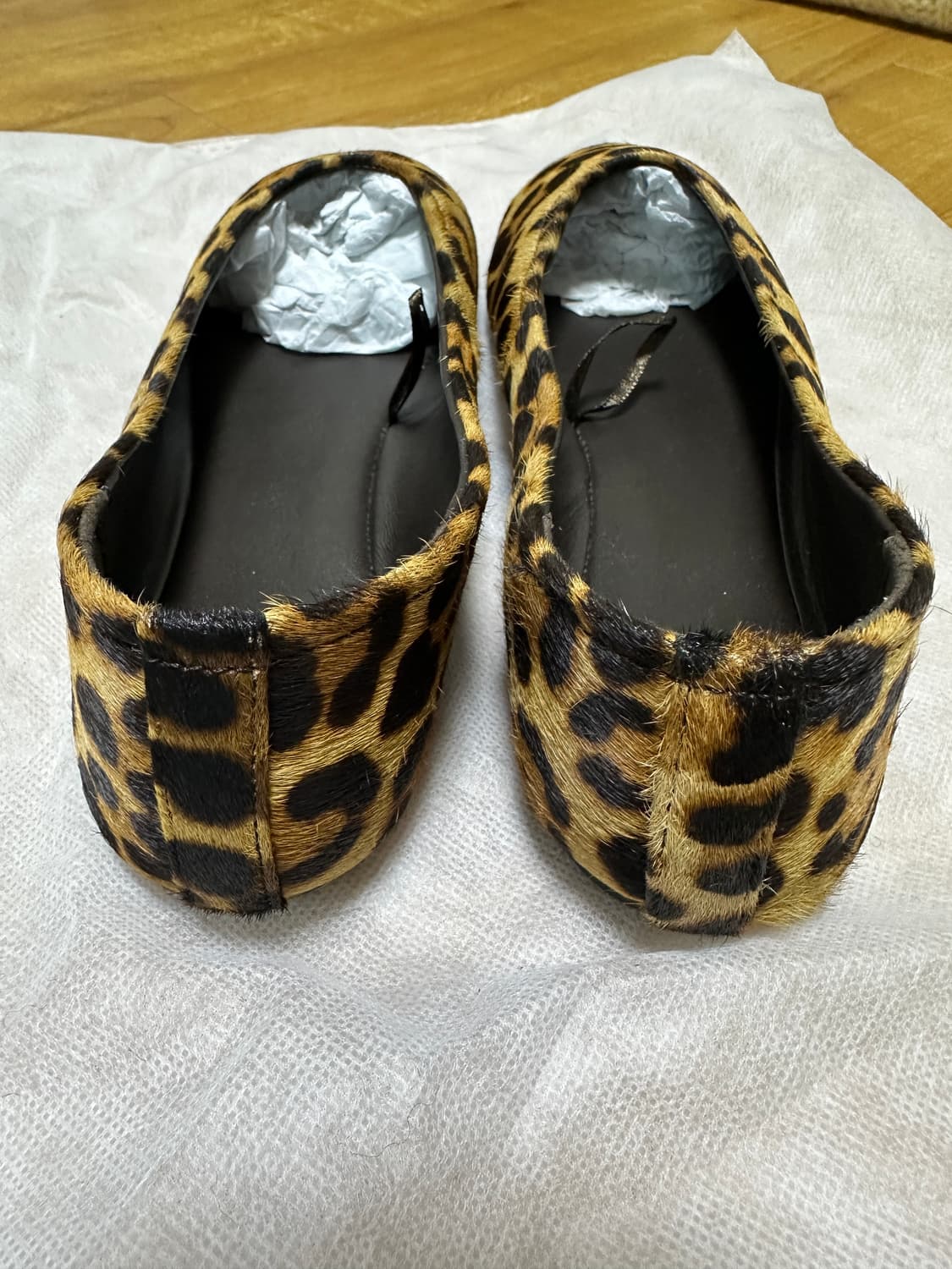 레오파드 송치 플랫슈즈 상품이미지3