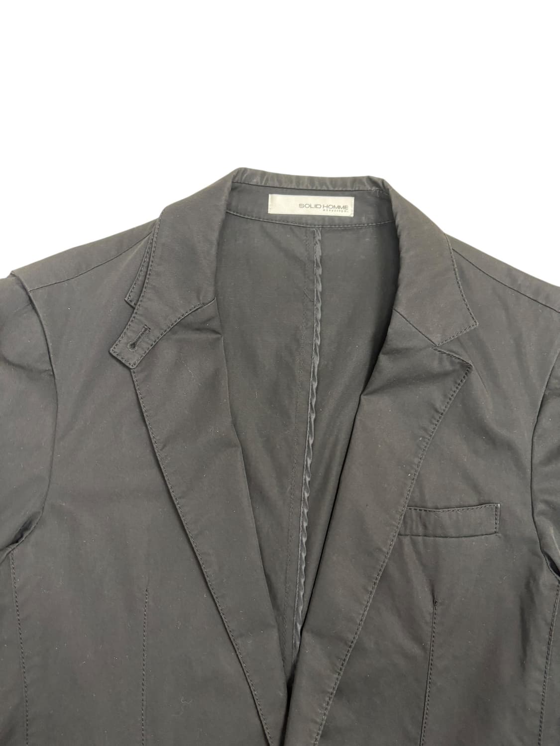 솔리드옴므 자켓 블랙 상품이미지4