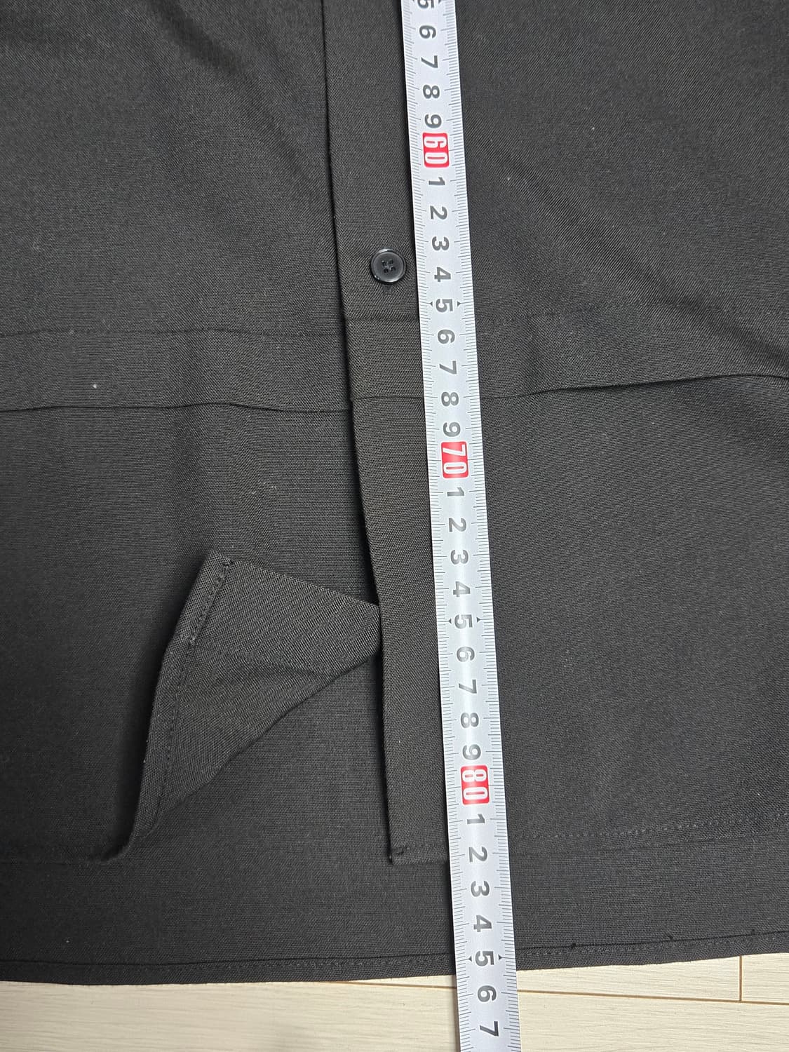 일꼬르소 오버핏 블랙 셔츠 상품이미지5