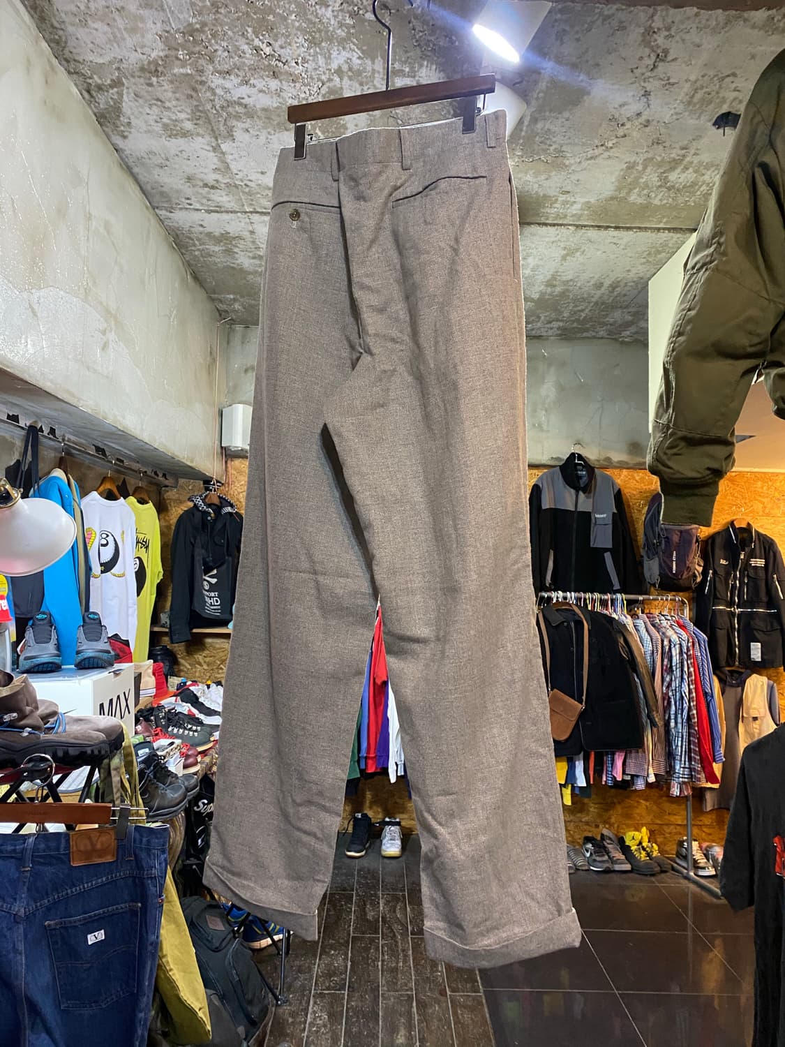 Yohji Yamamoto 요지 베이지 와일드 팬츠 상품이미지4