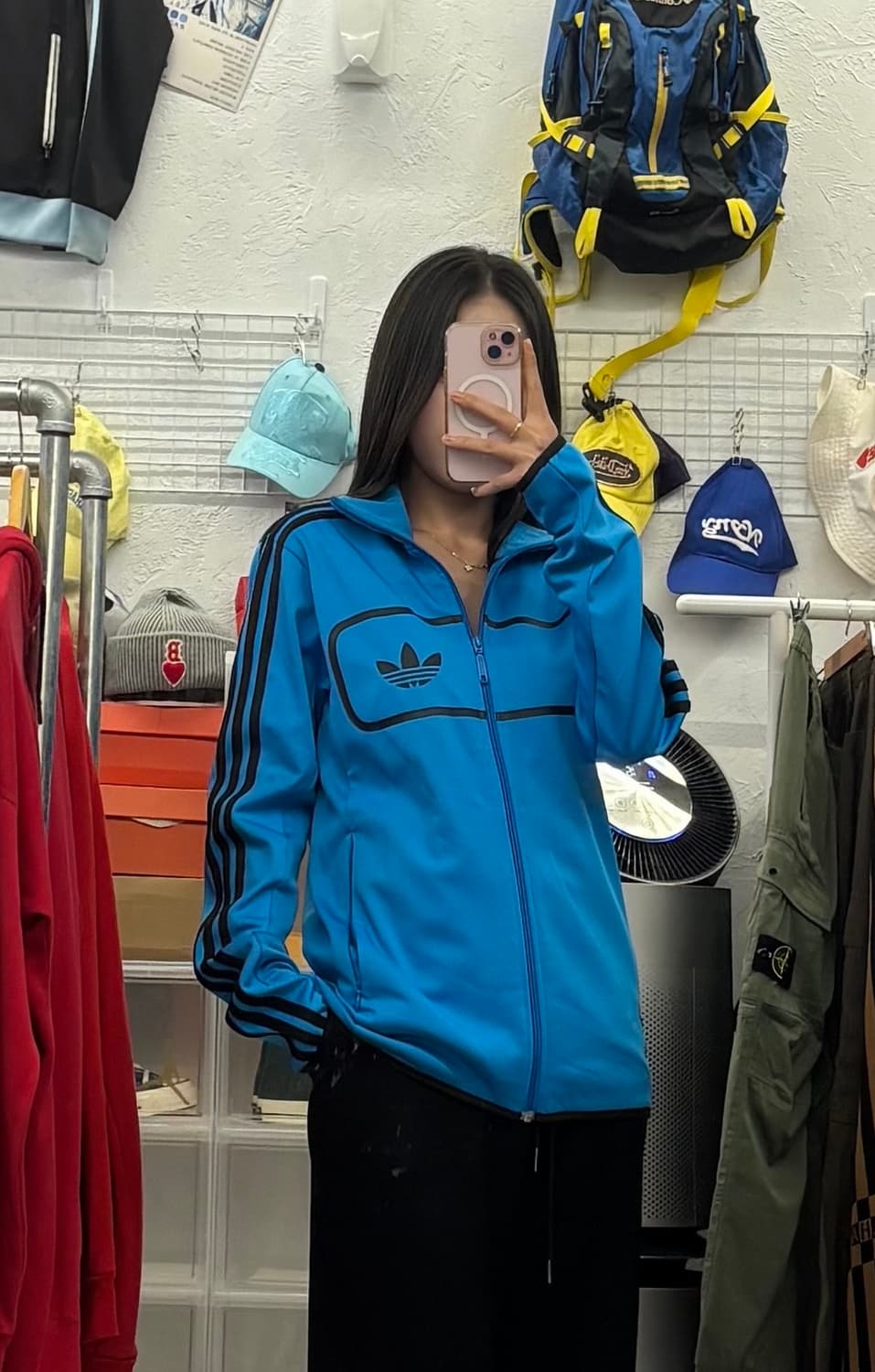 아디다스 스트릿 다이버 블루 트랙탑 져지 M 상품이미지1